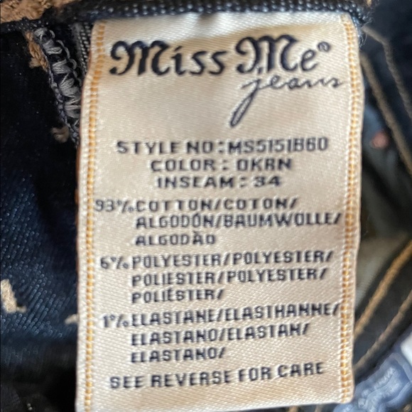Miss Me Jeans Dark Blue - Picture 7 of 8